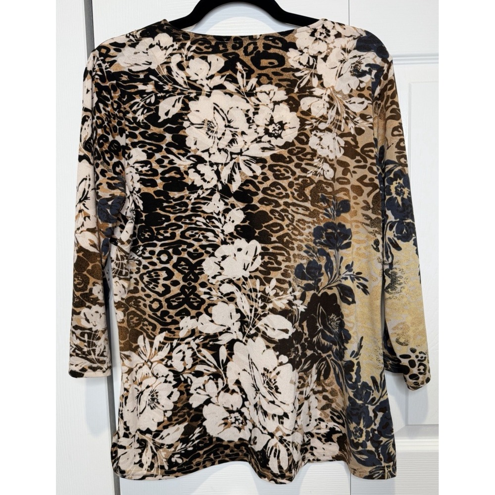 Tantrums Womens‎ Maximalist Top Size S Y2K Floral Fairy Grunge Goblincore Indie - Picture 2 of 9
